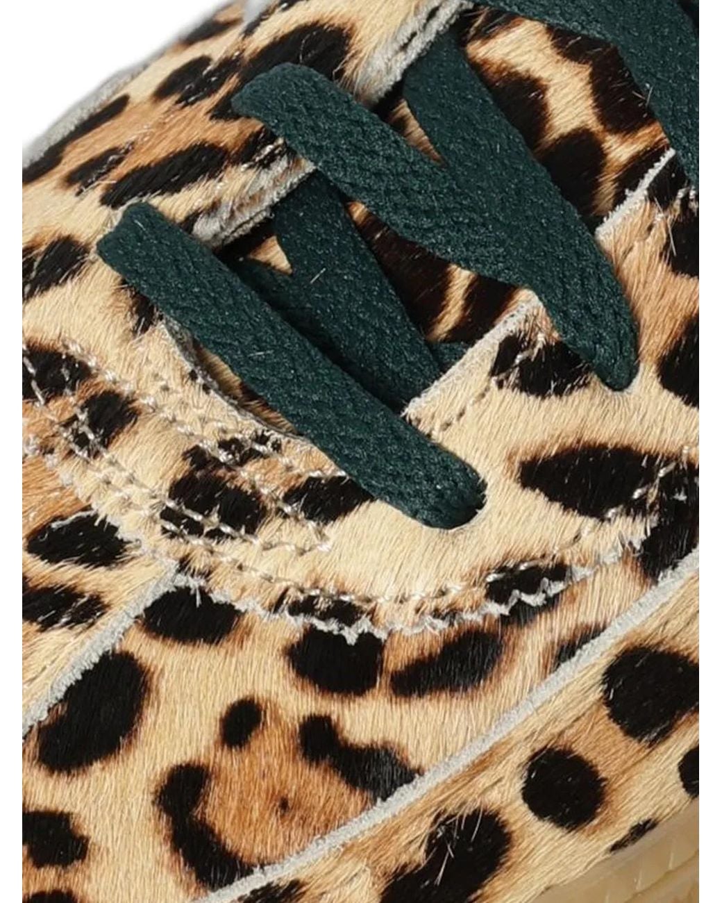 Adidas Natural Handball Spezial Leopard-Print Sneakers