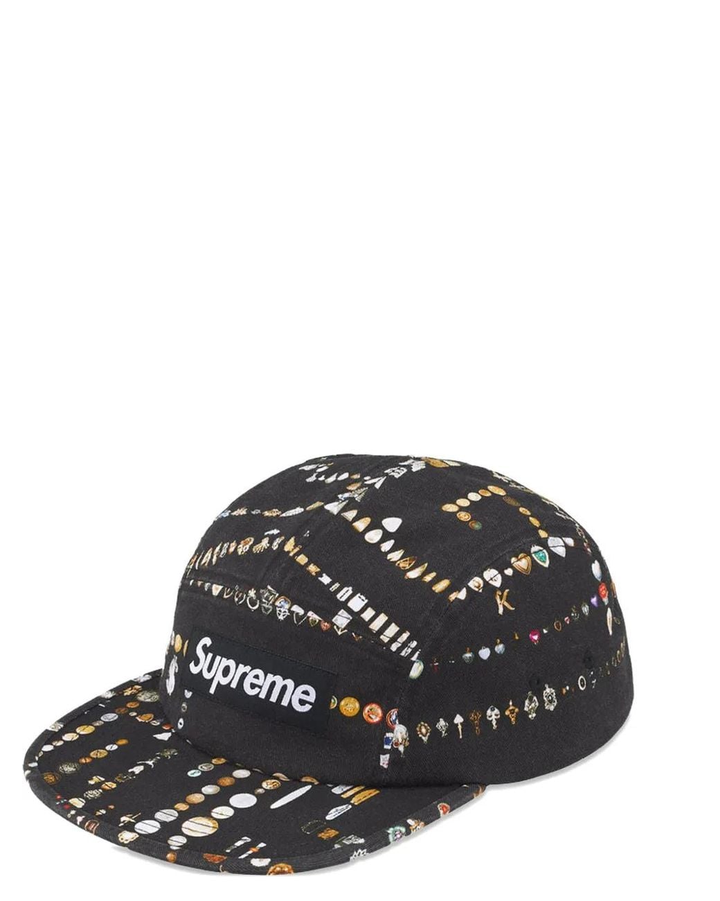 Supreme Black X Mike Kelley Graphic-Print Cap