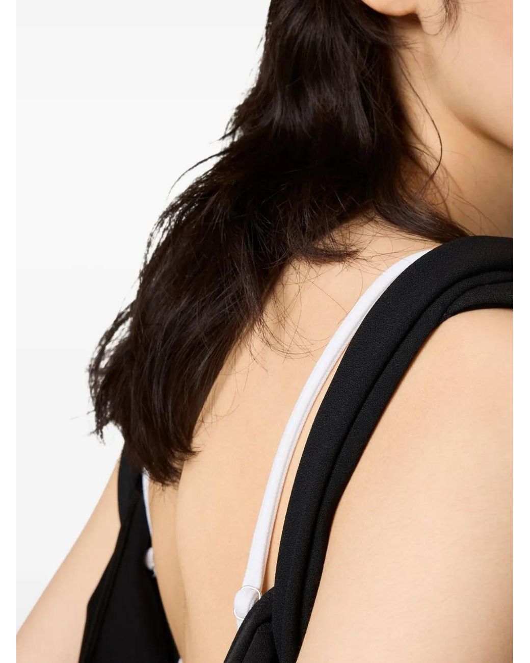 Miu Miu Black Satin Maxi Dress