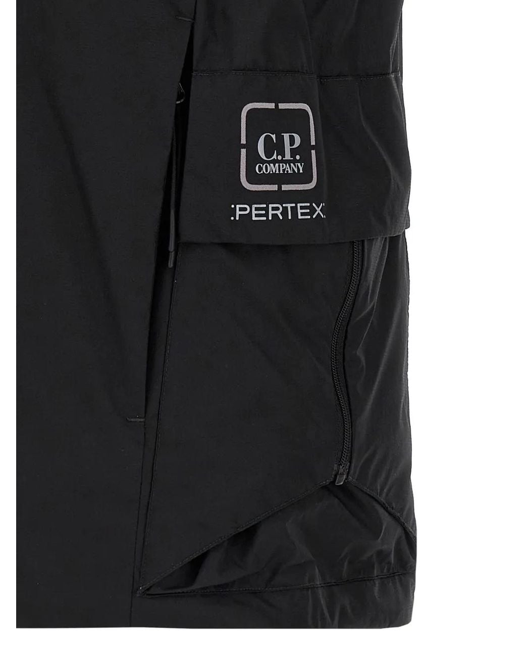 C P Company Black Pertex Sleeveless Gilet for men