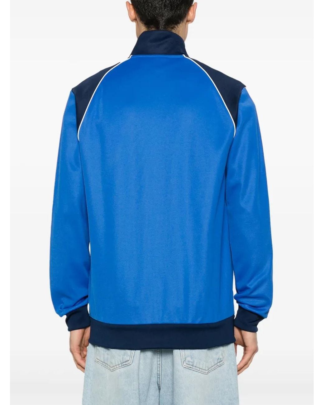 Adidas Blue 3-Stripes Track Jacket for men