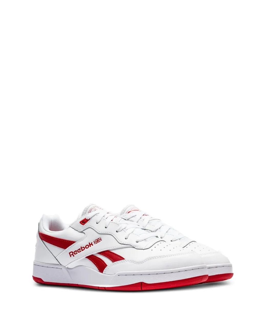 Reebok White Bb 4000 Ii /Vector" Sneakers for men
