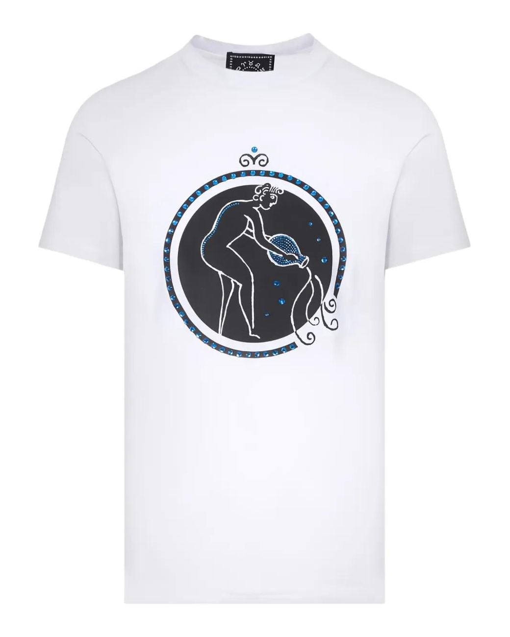 Swarovski Blue X 10 Corso Como Crystal-Embellished T-Shirt