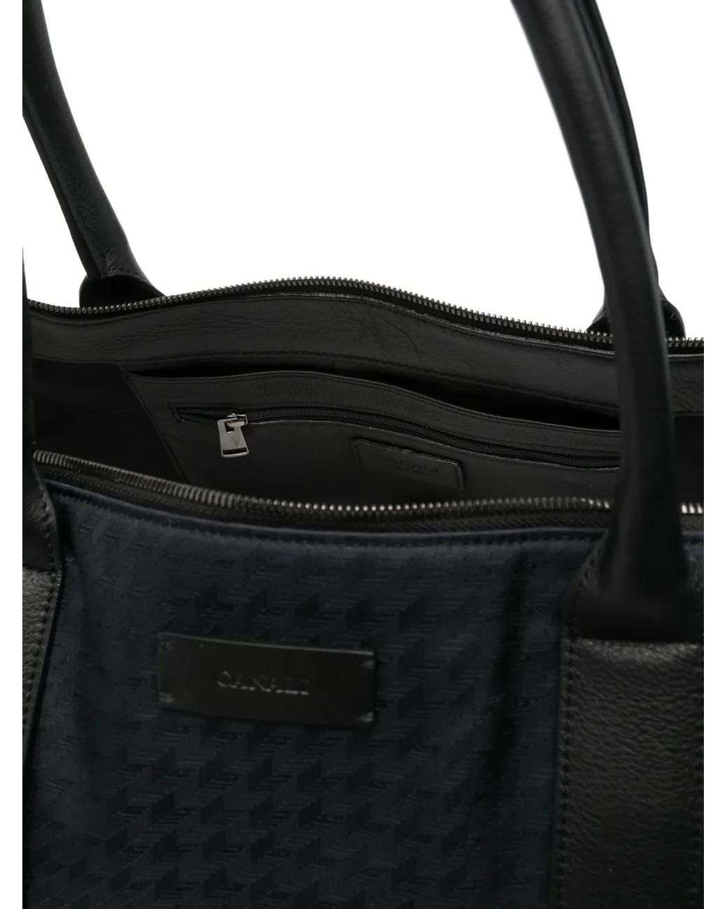 Borsa Weekend di Canali in Black da Uomo
