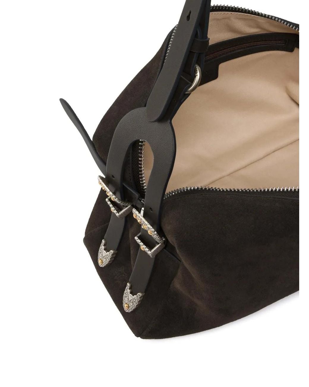 Pinko Brown Keeper Bag Medium Shoulder Bag