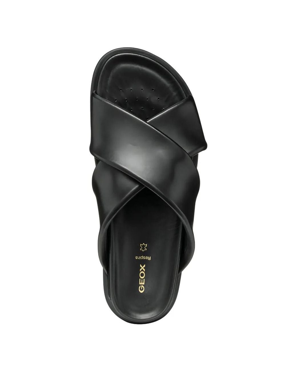 Geox Black Adelash Sandals