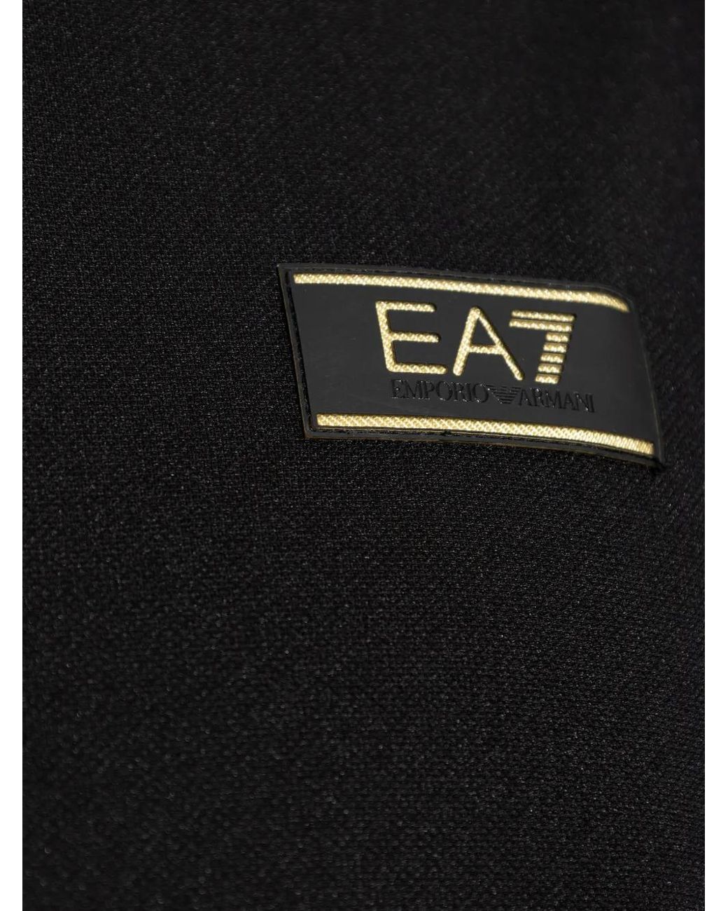 Pantaloni Sportivi Con Applicazione di EA7 in Black da Uomo