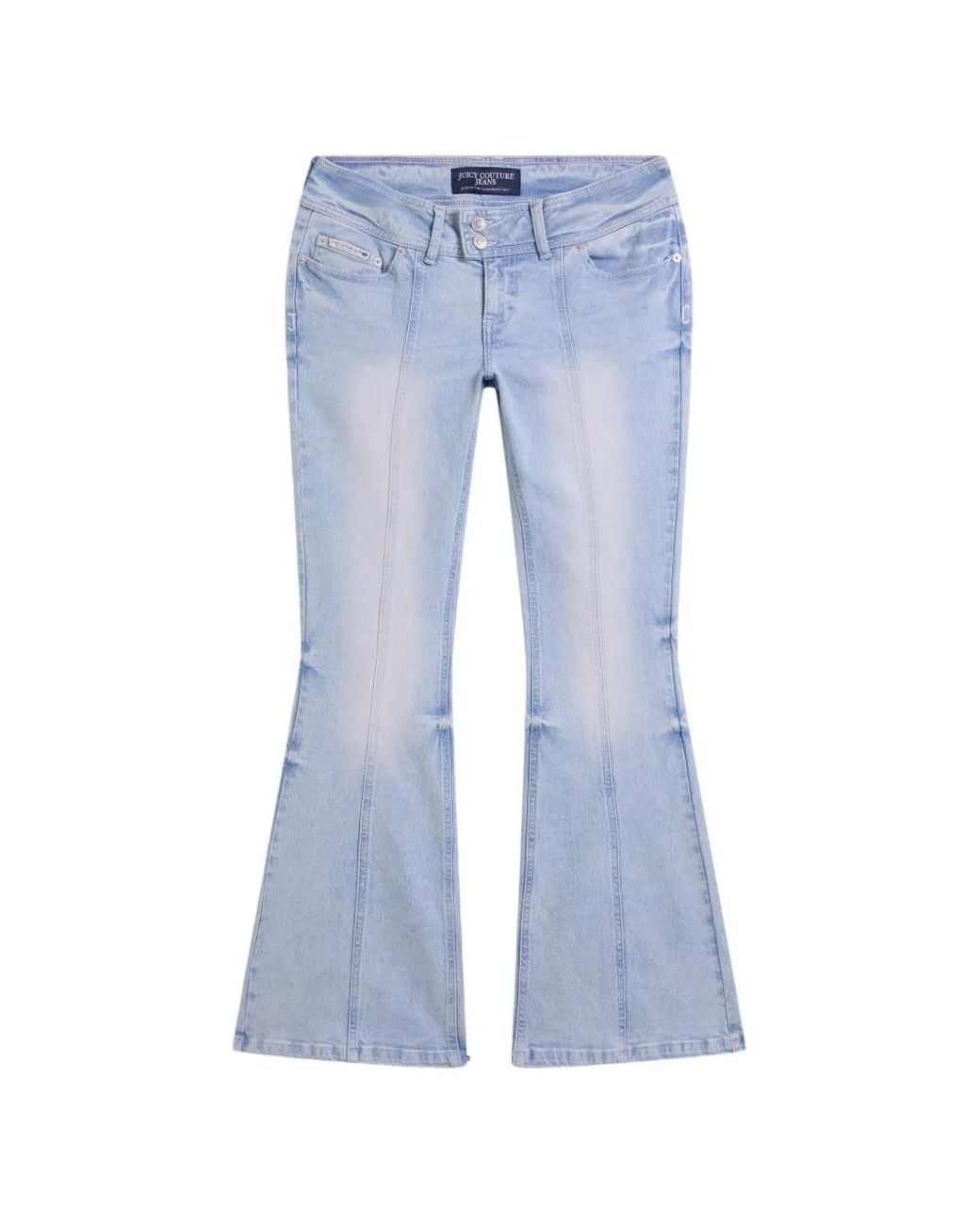 Juicy Couture Blue Logo-Embroidered Jeans