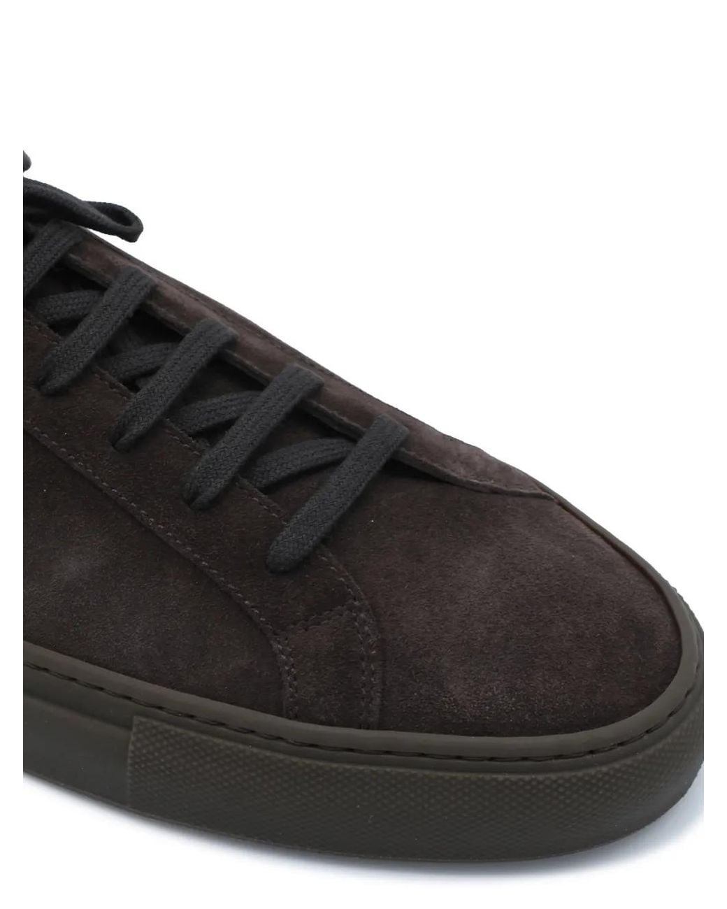 Common Projects White Baskets Achilles En Daim for men