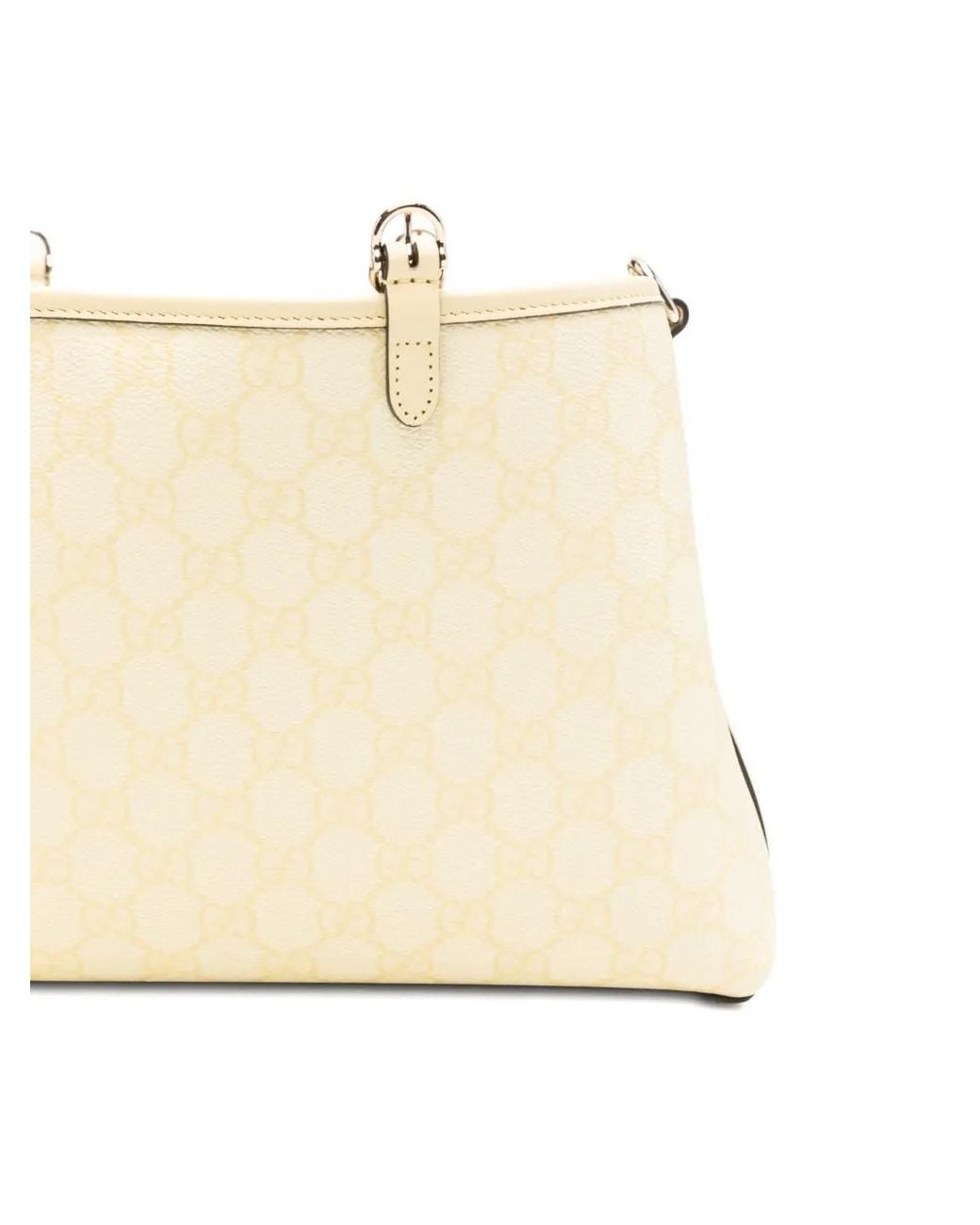 Gucci Natural Gg Emblem Medium Tote Bag
