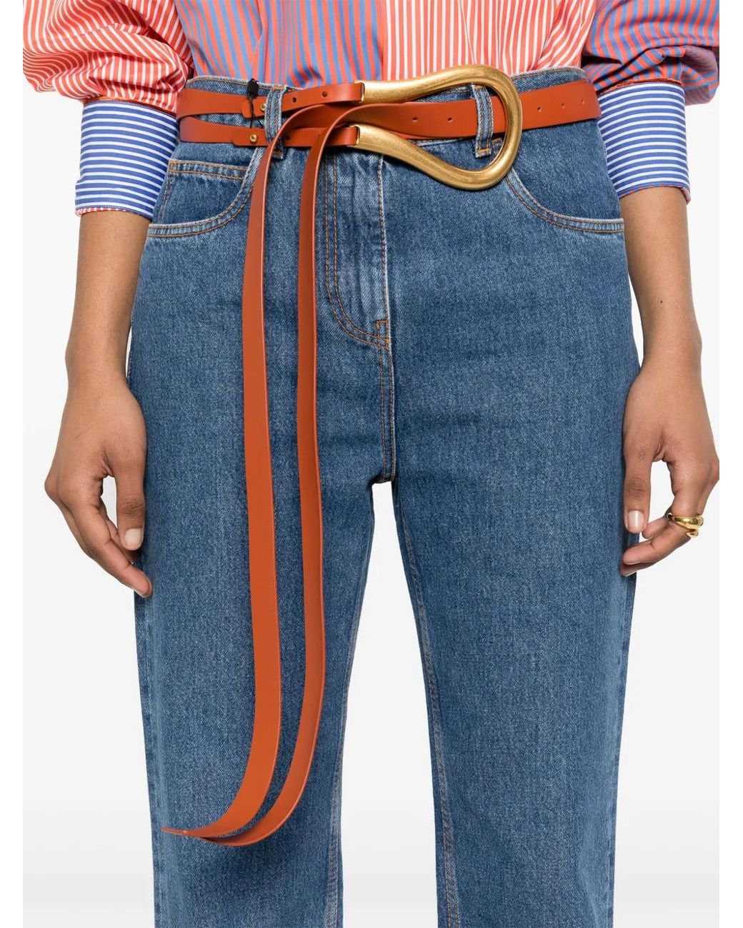 Etro Blue Straight-Leg Jeans