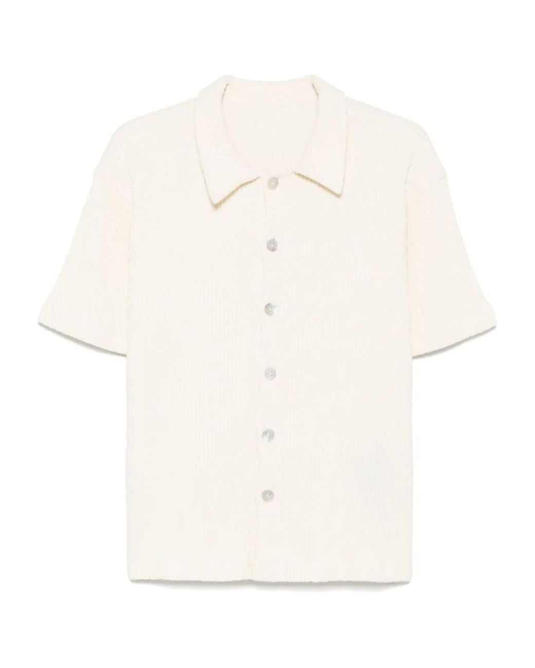 Isa Boulder White Short-Sleeve Shirt for men