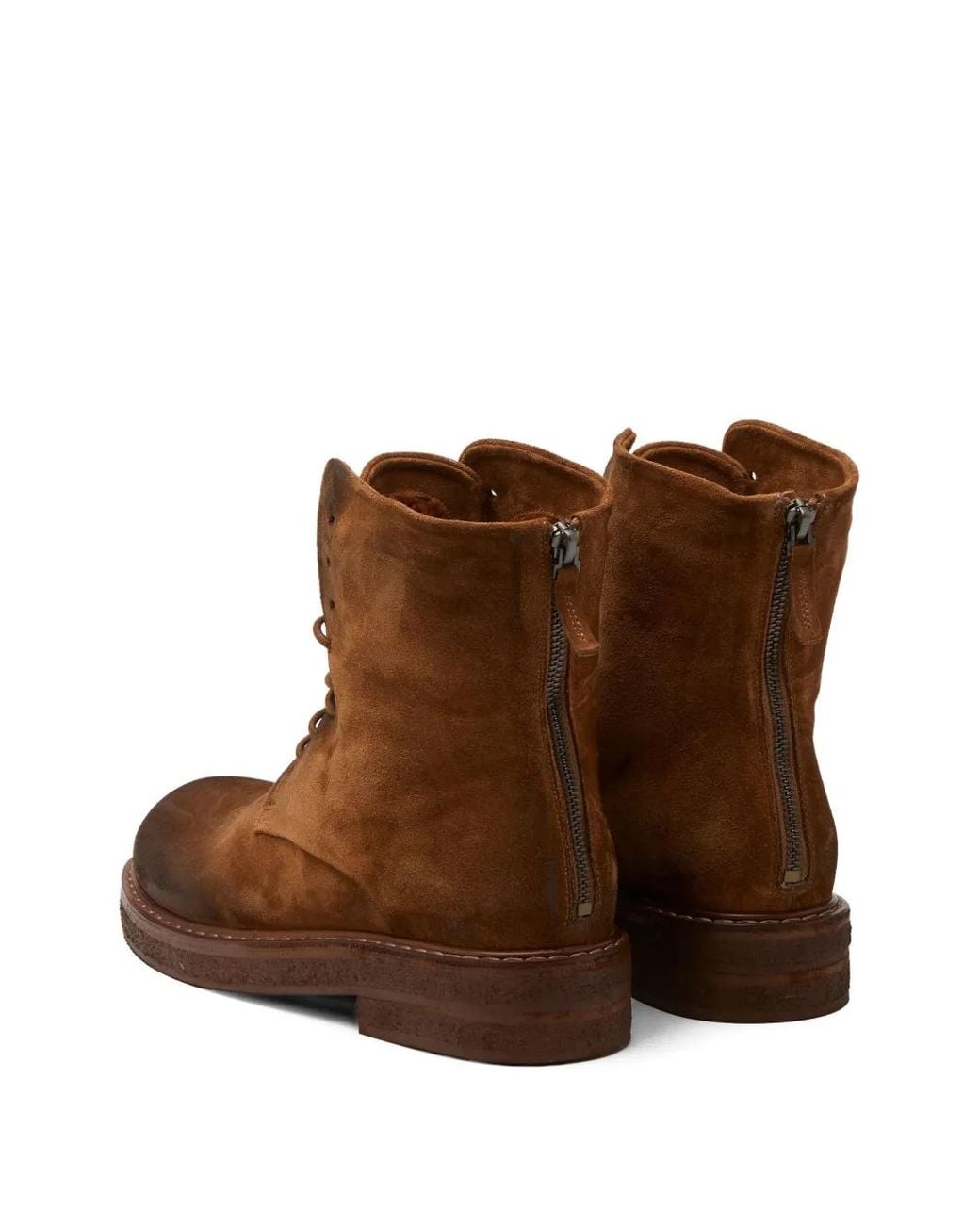 Marsèll Brown Parrucca Suede Ankle Boots