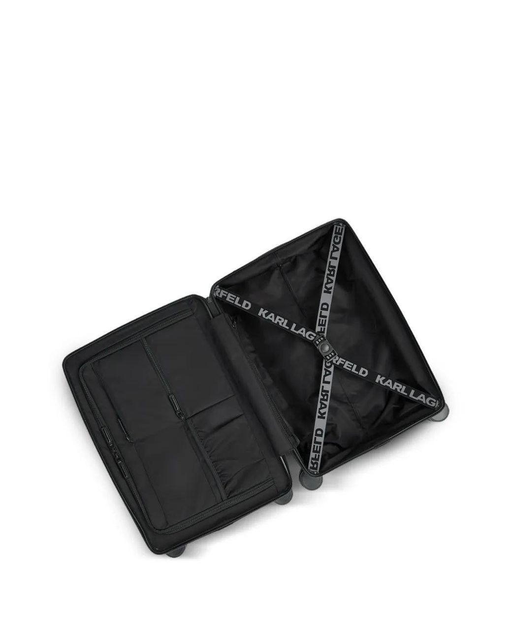 Karl Lagerfeld Black Rue St-Guillaume Trolley Case for men