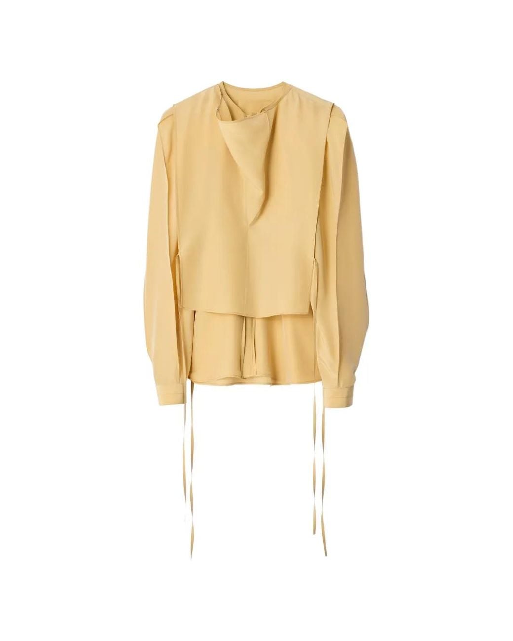 Lemaire White Layered Blouse
