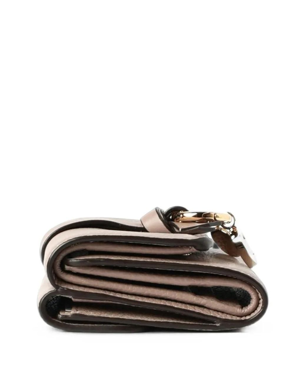 Chloé Natural Alphabet Leather Wallet
