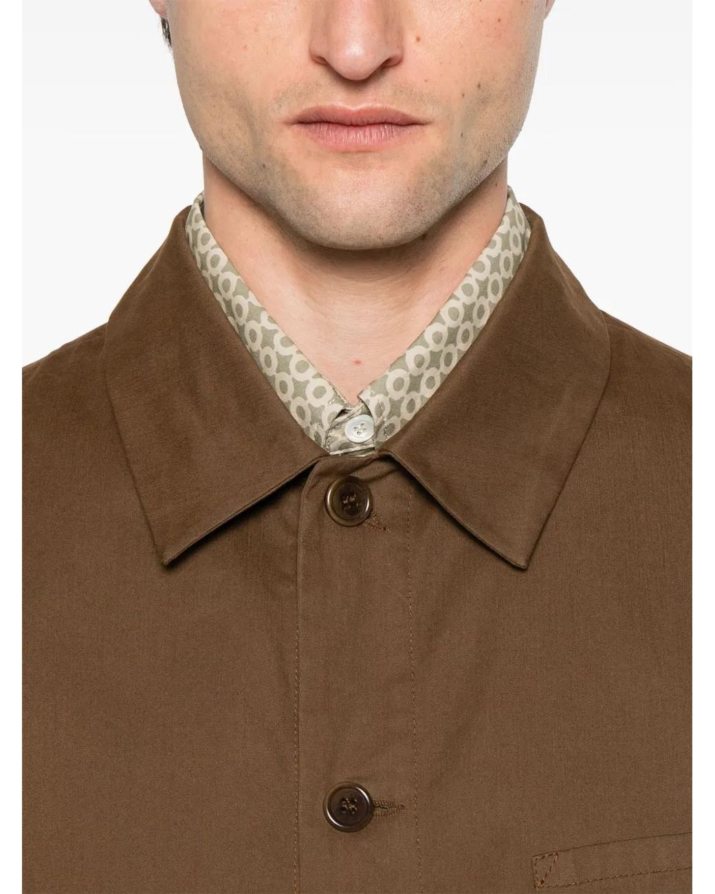 A.P.C. Brown Cotton Jacket for men