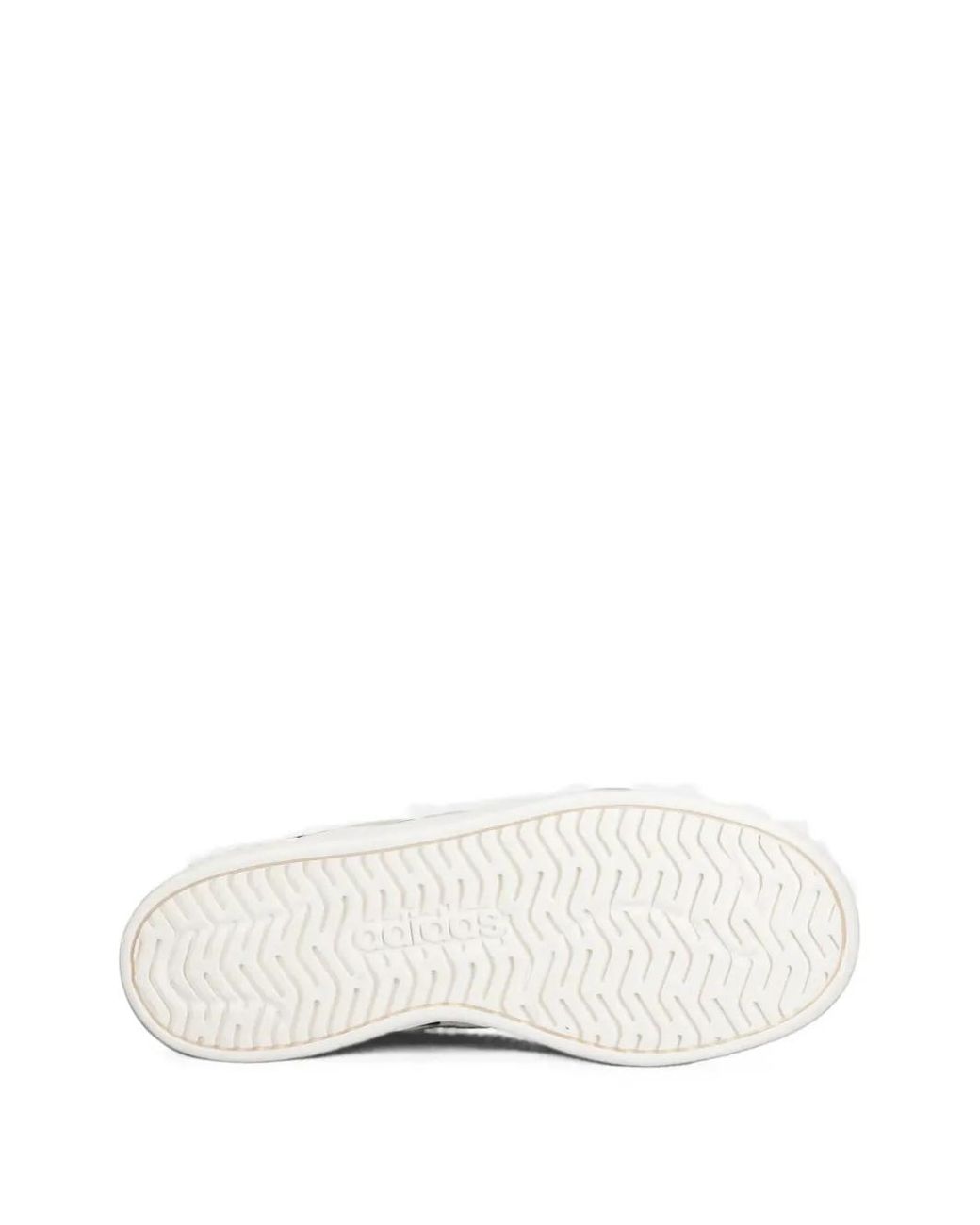 Adidas White Leopard-Print Platform Sneakers