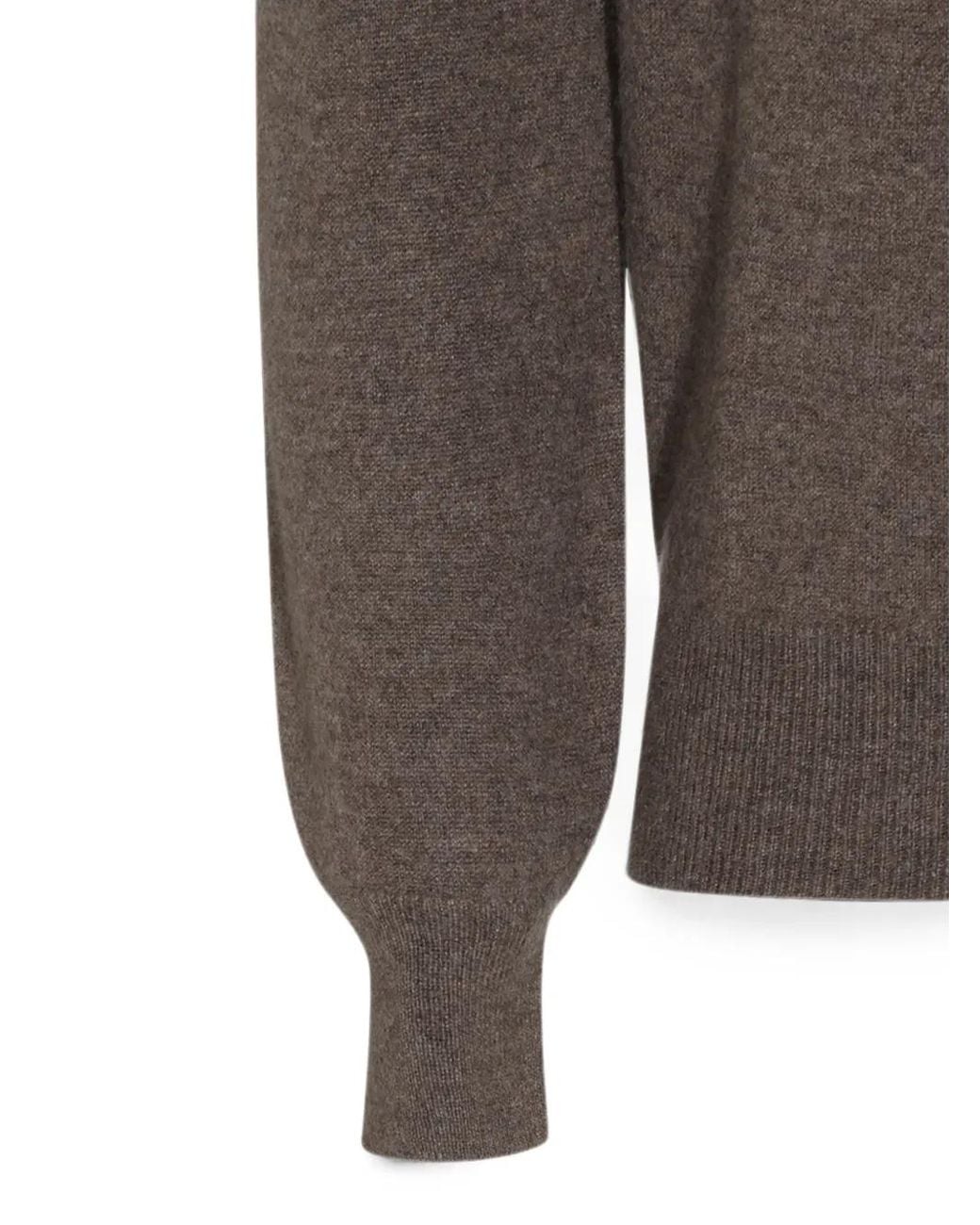 Malo Brown Sandro Cashmere Sweater for men