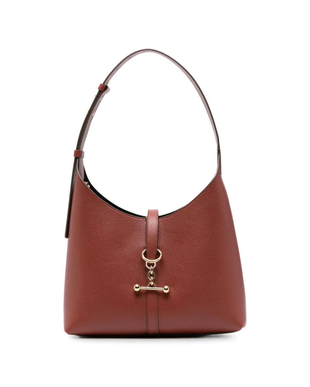 Strathberry Red Kite Bar-Detail Shoulder Bag