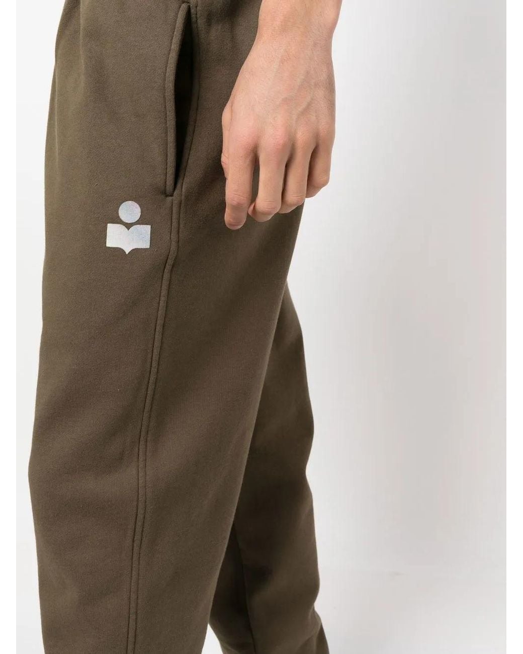 Isabel Marant Gray Regular Straight-Leg Track Pants for men