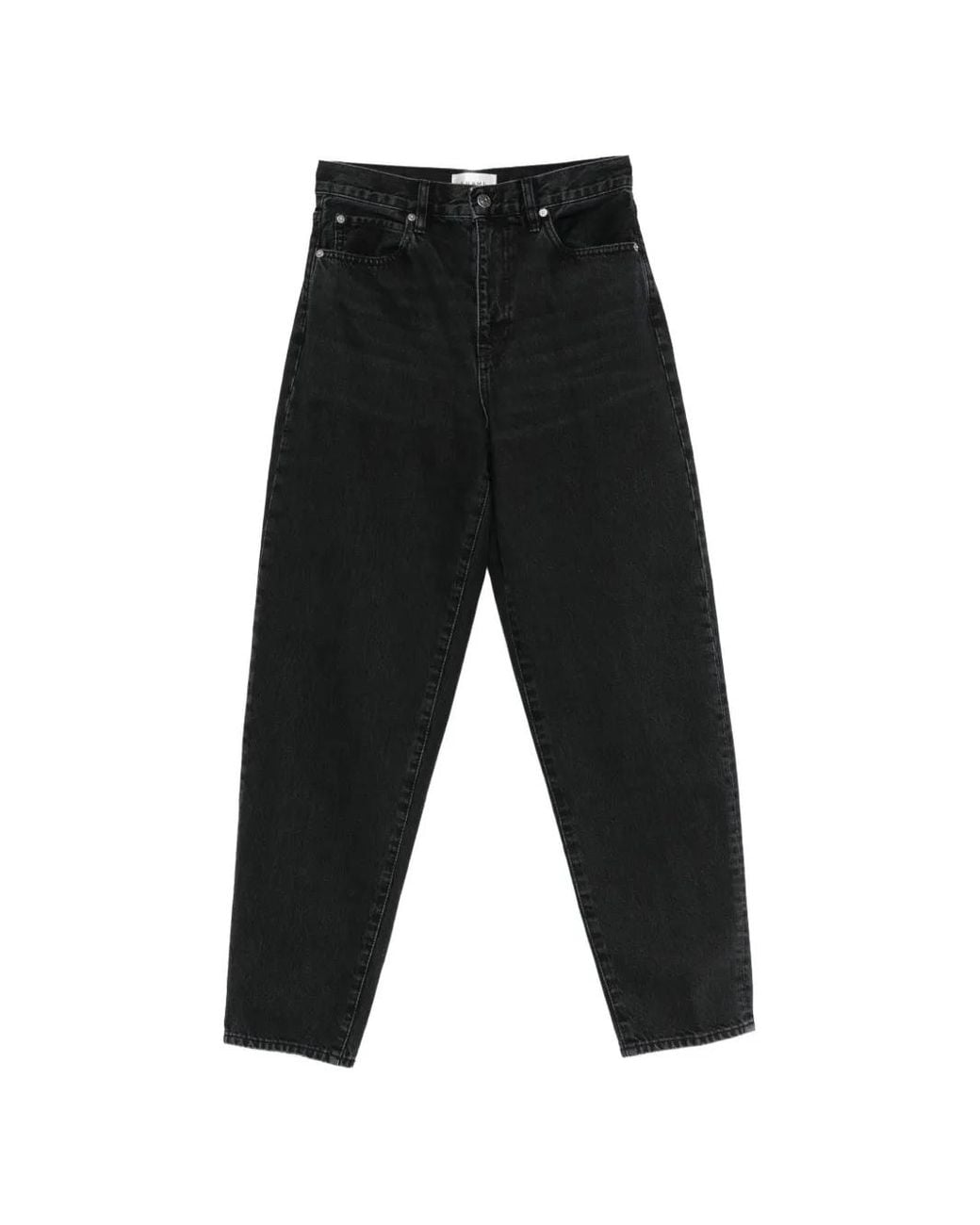 FRAME Black The Neat Cotton Denim