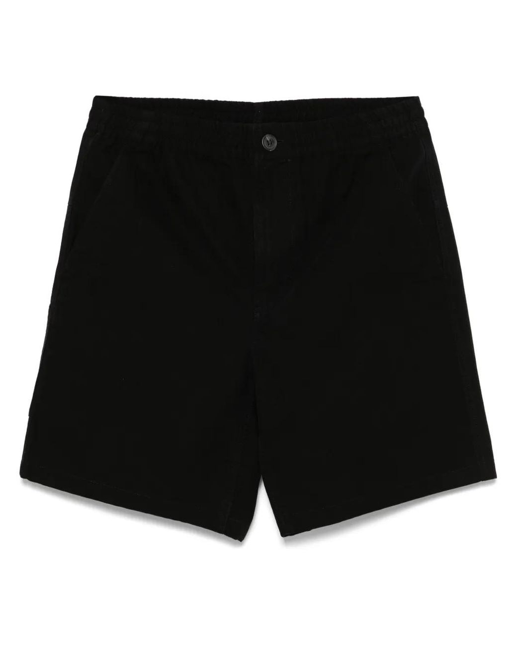 A.P.C. Black Cotton Shorts for men