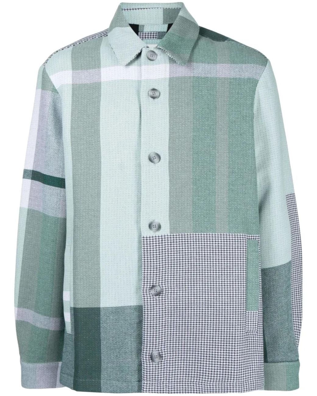 Holzweiler Blue Elix Shirt Jacket for men