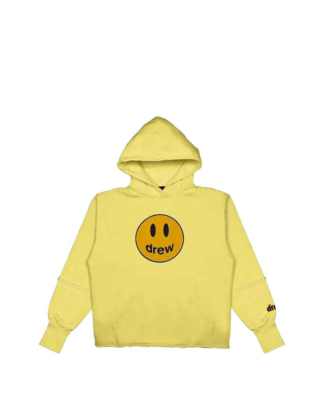 Drew Yellow Mascot Logo-Print Hoodie for men