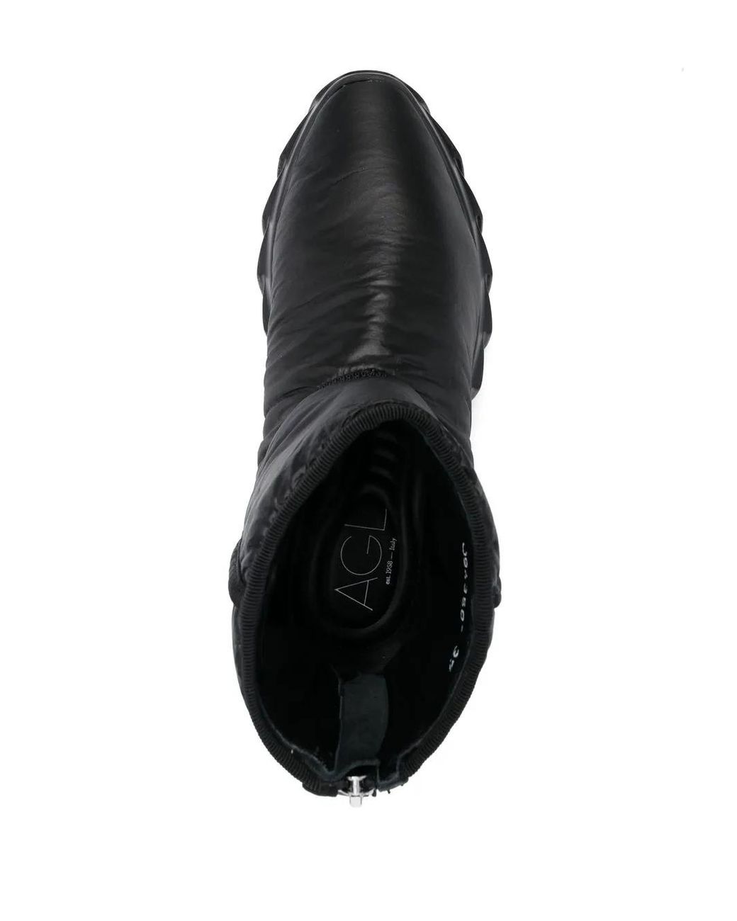 Agl Attilio Giusti Leombruni Black Blandina Padded Ankle Boots