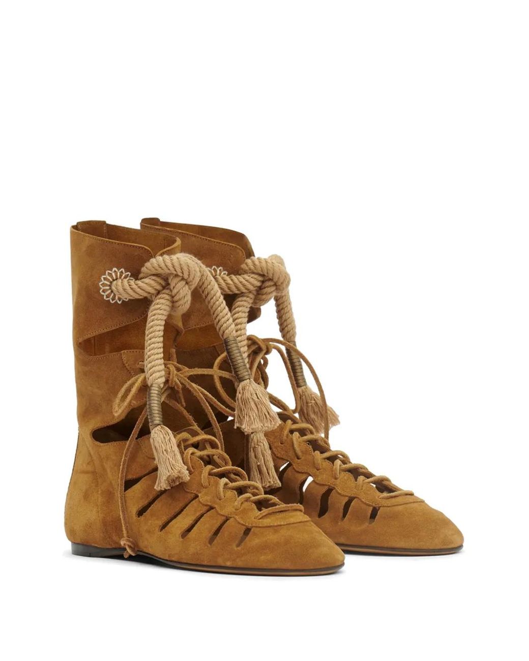 Isabel Marant Brown Slave Openwork Boots