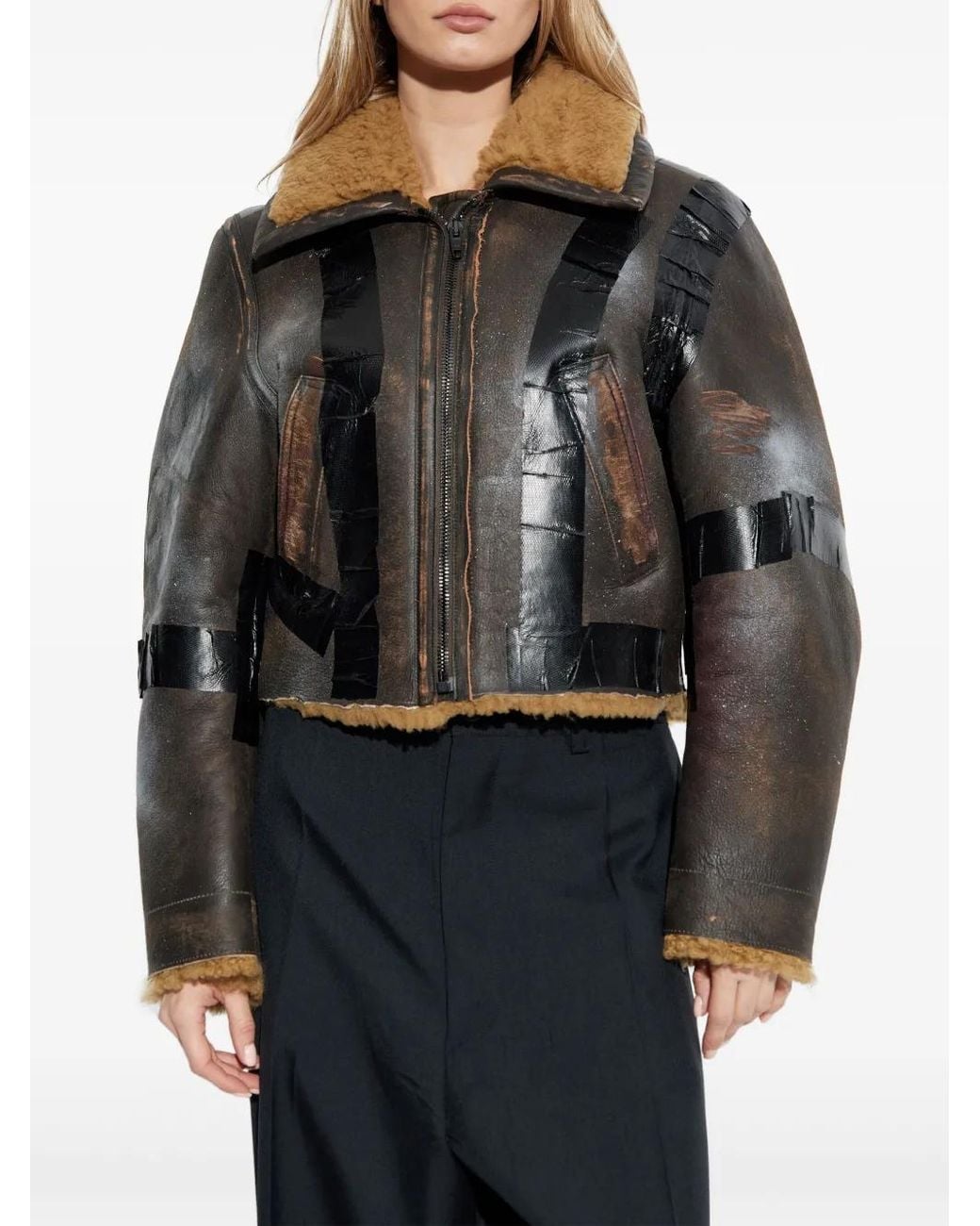 Balenciaga Black Leather Jacket