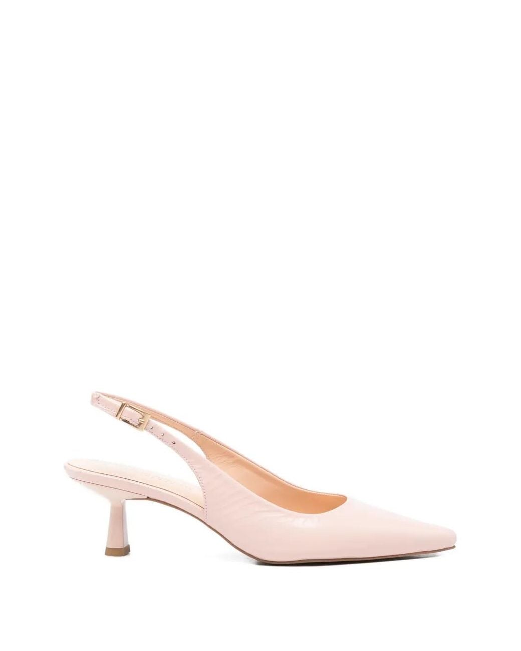 SERGIO MORETTI FIRENZE Pink Pointed-Toe Slingback Pumps