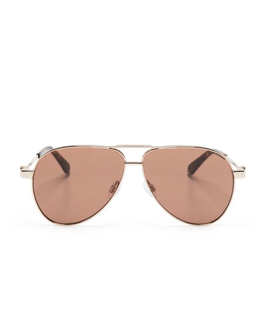 Off-White c/o Virgil Abloh Pink Ruston Pilot-Frame Sunglasses for men