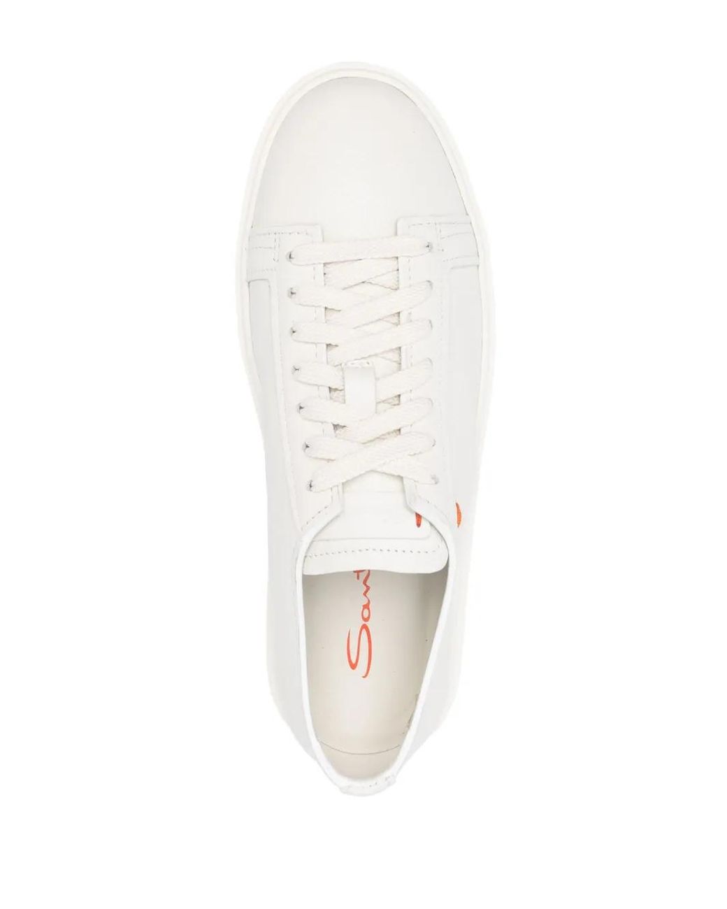 Santoni White Sneakers
