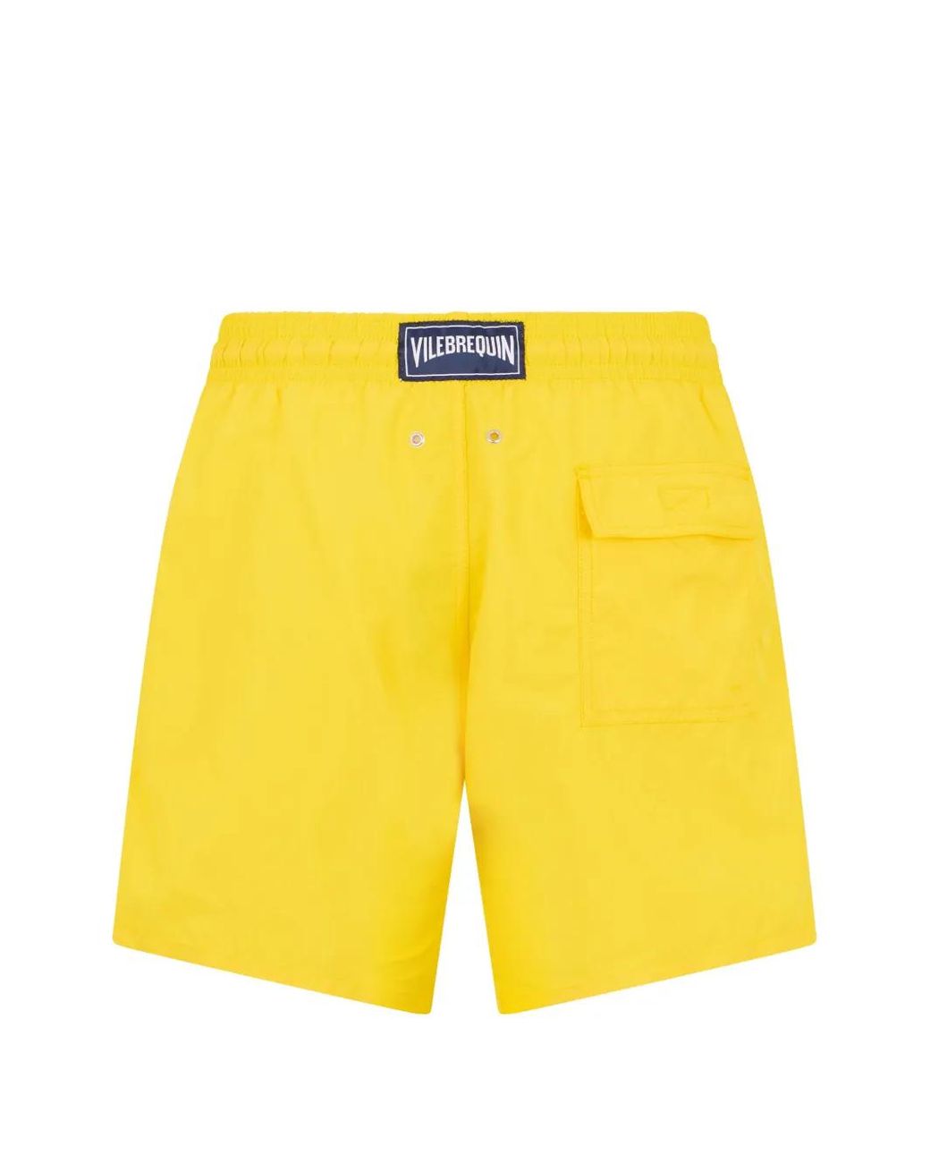 Vilebrequin Yellow Short De Bain À Lien De Resserrage for men