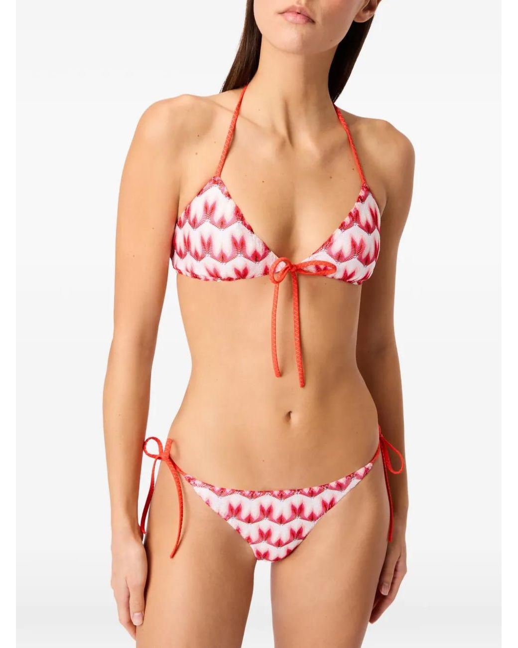 Missoni Red Triangle Bikini