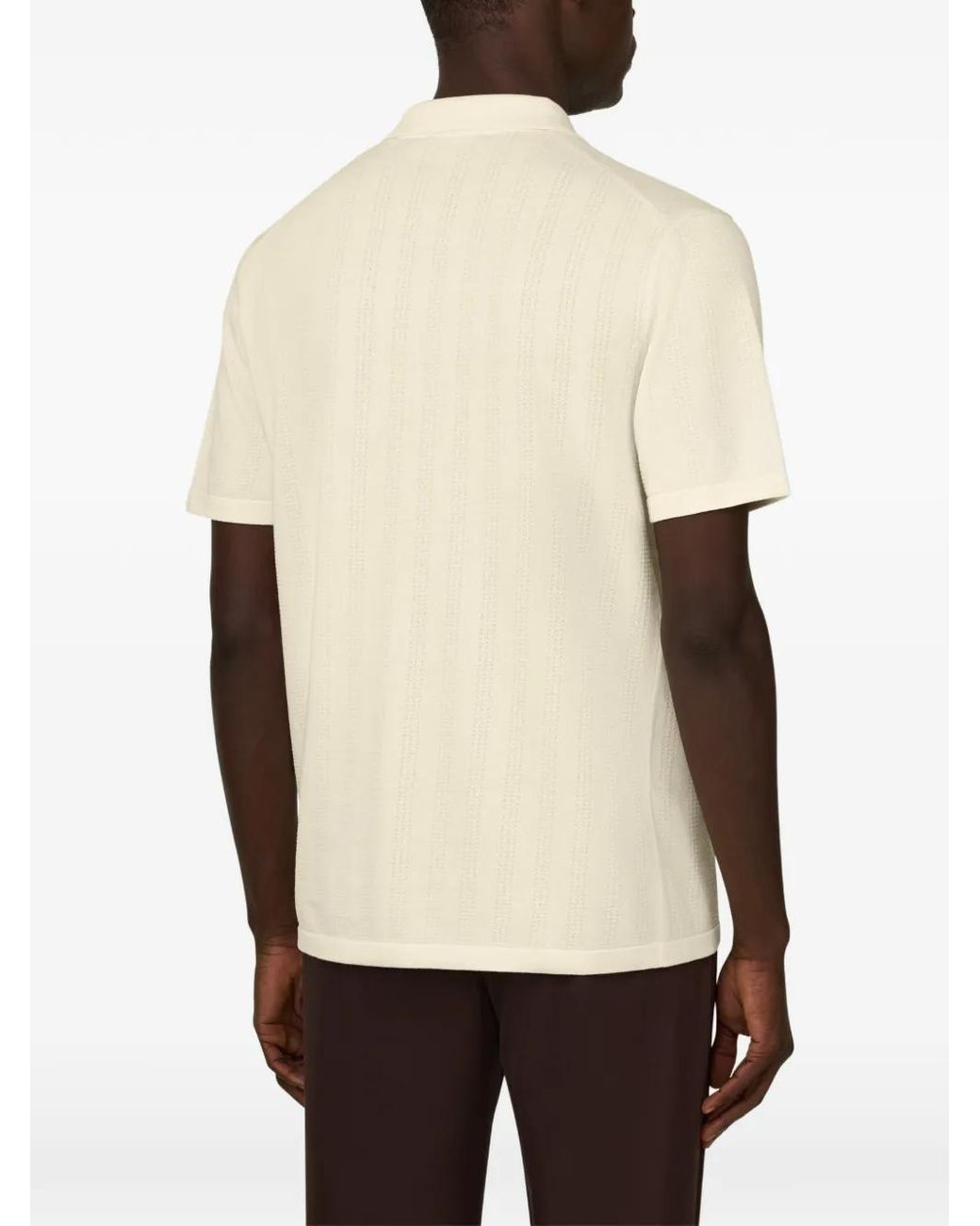 Boggi White Knitted Shirt for men