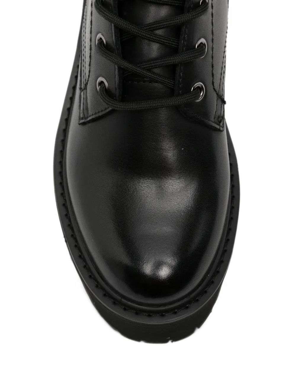 Cult Black Platform Lace-Up Boots