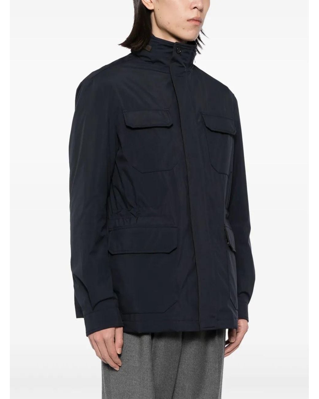 N.Peal Cashmere Blue Vale Jacket for men