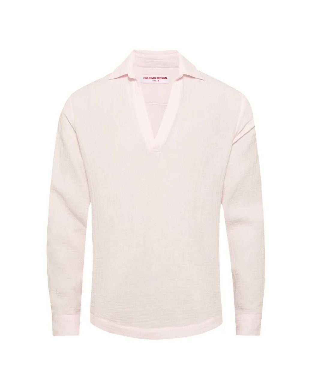 Orlebar Brown White Ridley Long-Sleeve T-Shirt for men