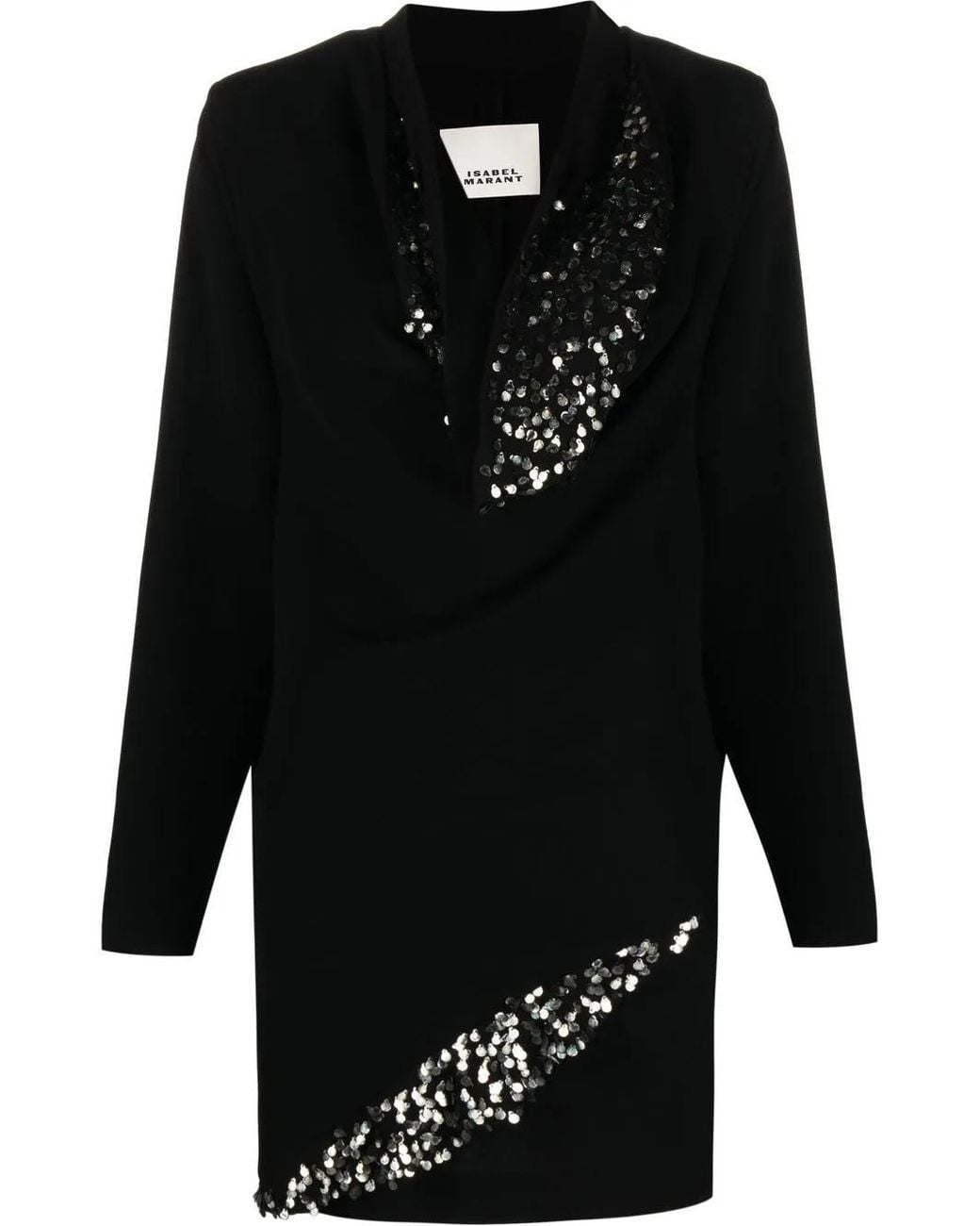 Isabel Marant Black Lazeli Mini Dress
