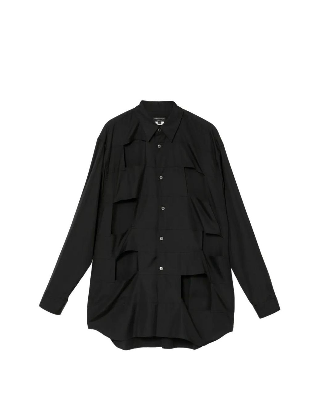 Comme des Garçons Black Cut-Out Shirt for men