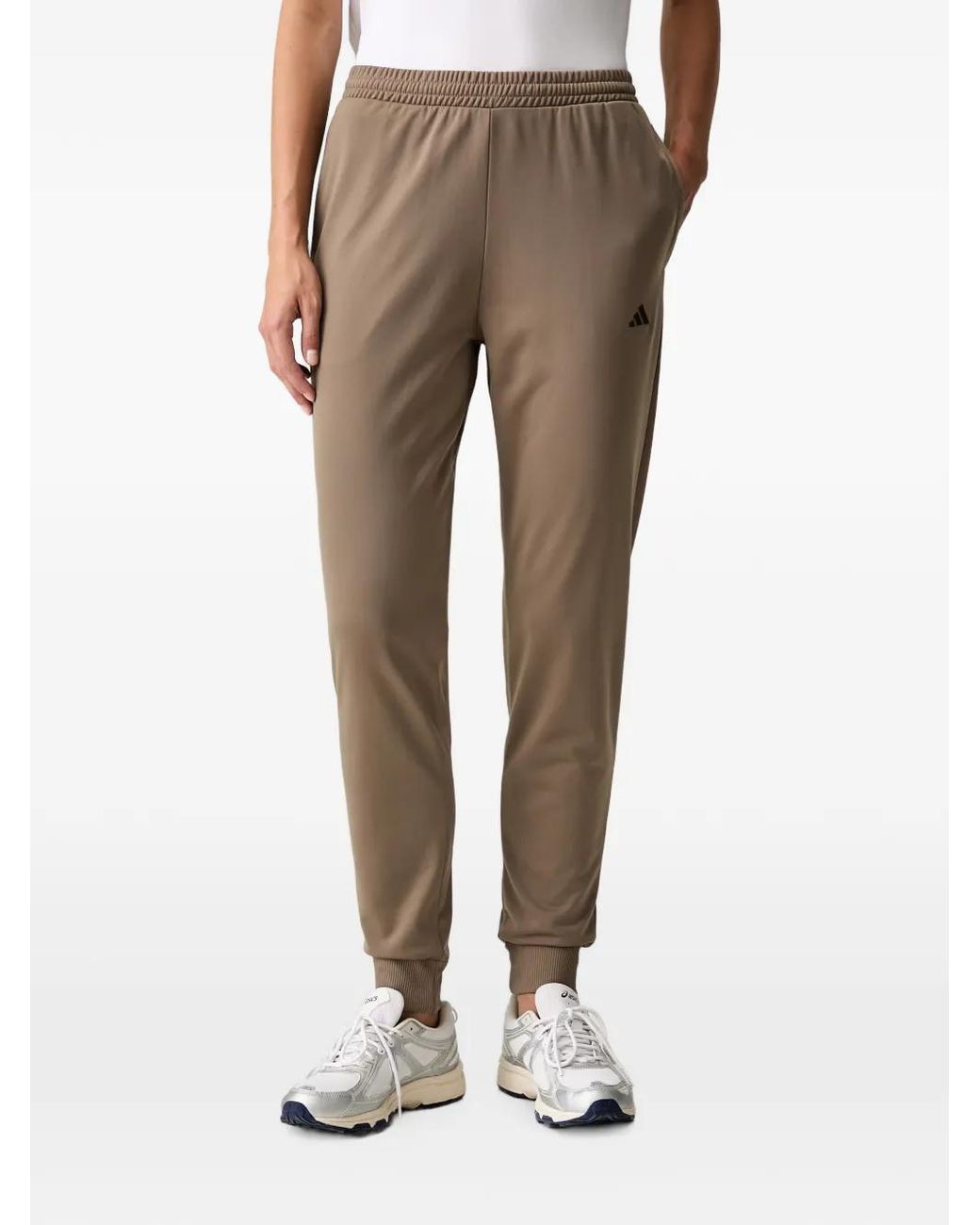 Adidas White Survêtement Essentials À Logo Brodé