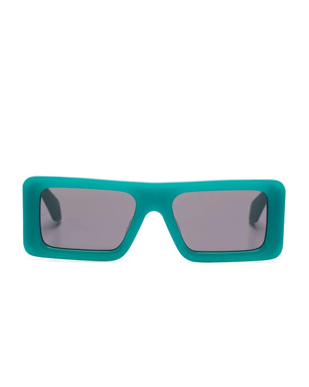 Off-White c/o Virgil Abloh Blue Rectangle-Frame Sunglasses