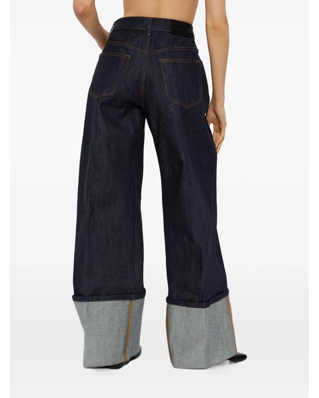 Jean Ample À Chevilles Resserrées Givenchy en coloris Blue