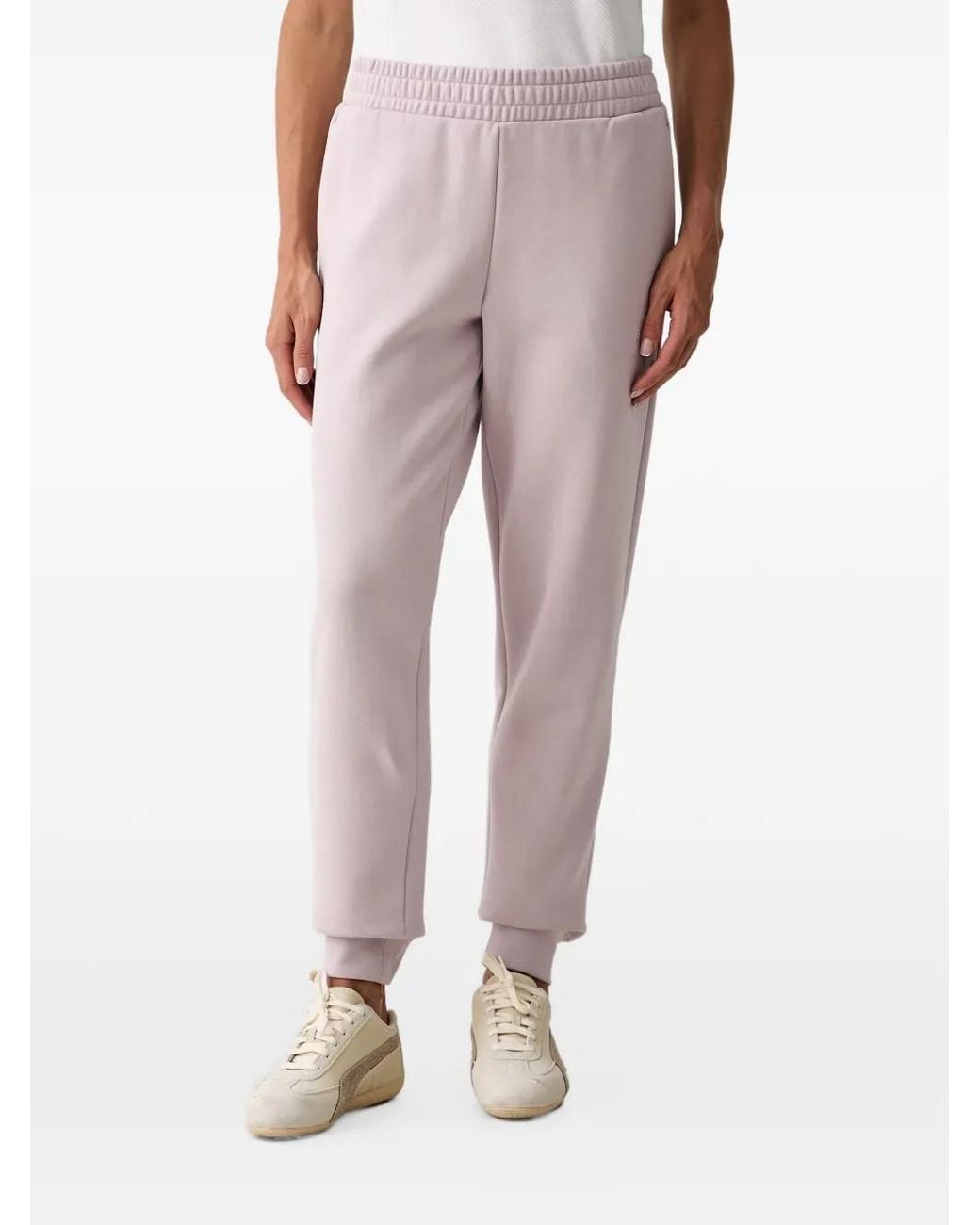 PUMA Pink Logo-Detail Zip-Fastening Tracksuit