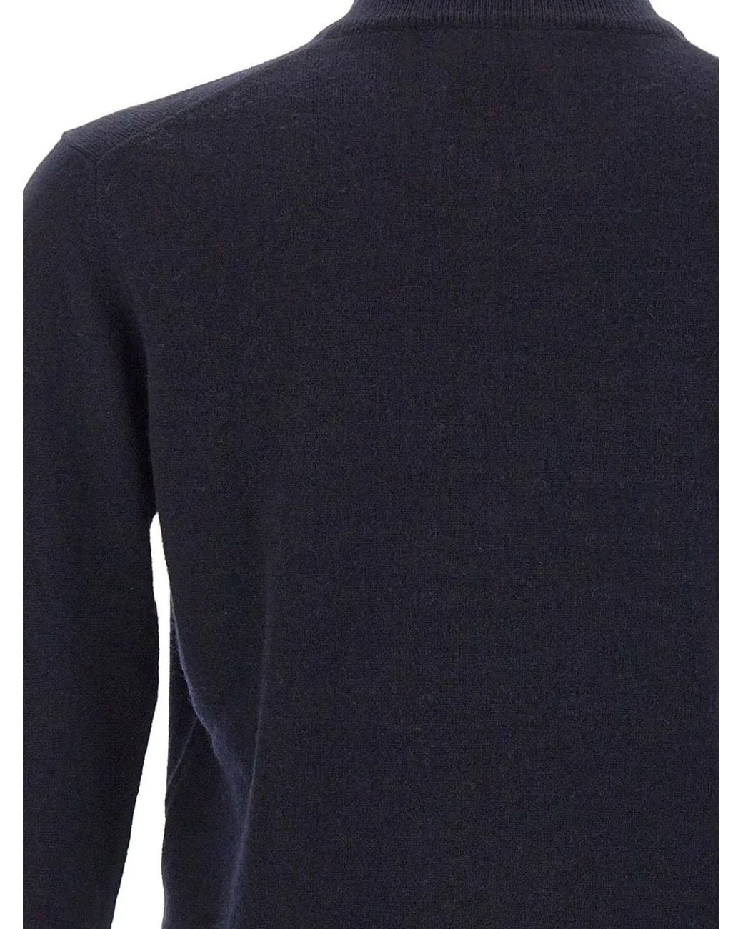 Della Ciana Blue Pull À Col Zippé for men