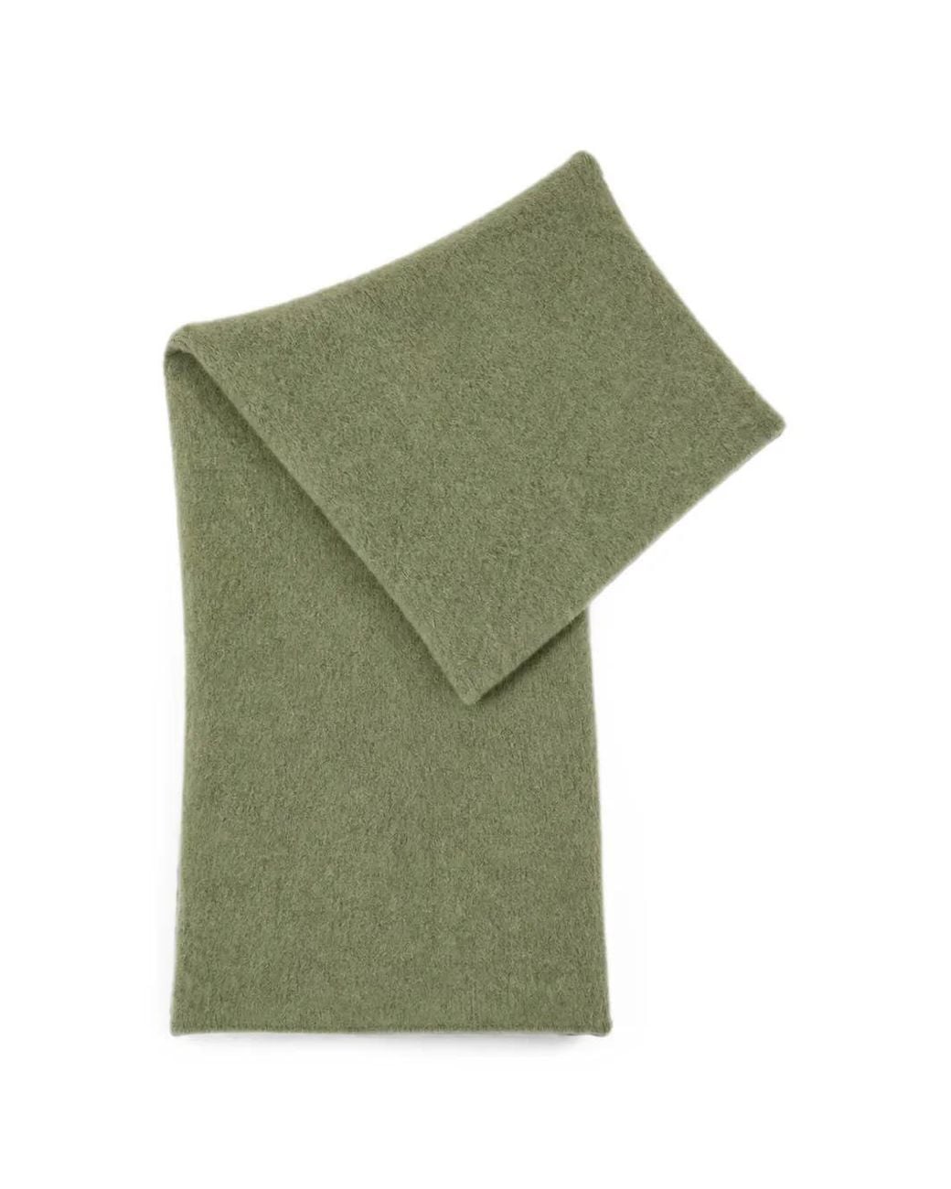 RETORI Green Oversized Brushed-Cashmere Scarf