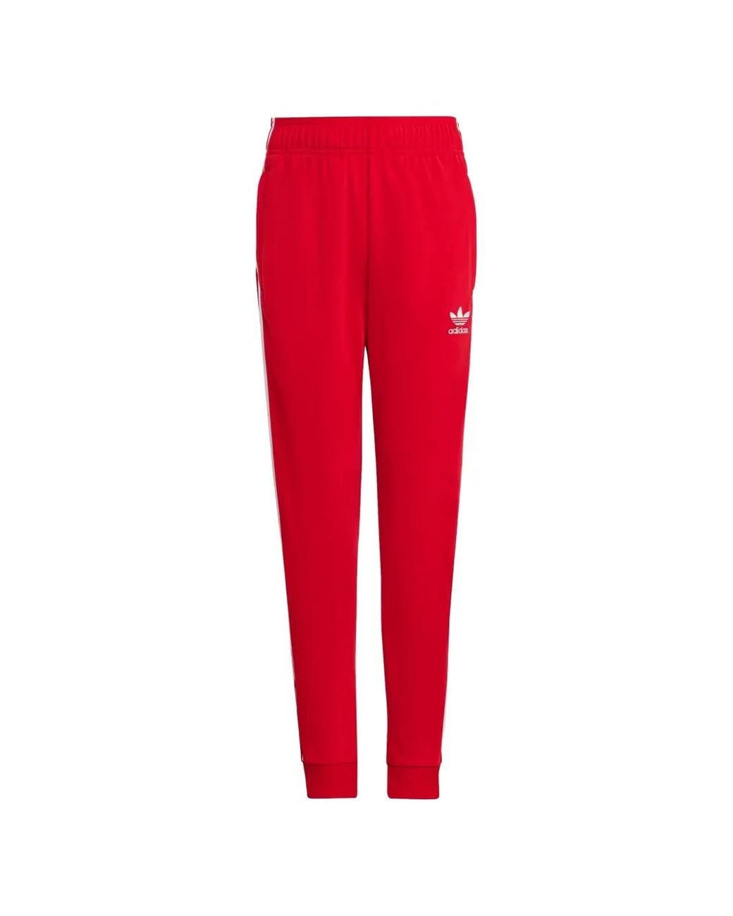 Adidas Red Adicolor Sst Track Pants for men